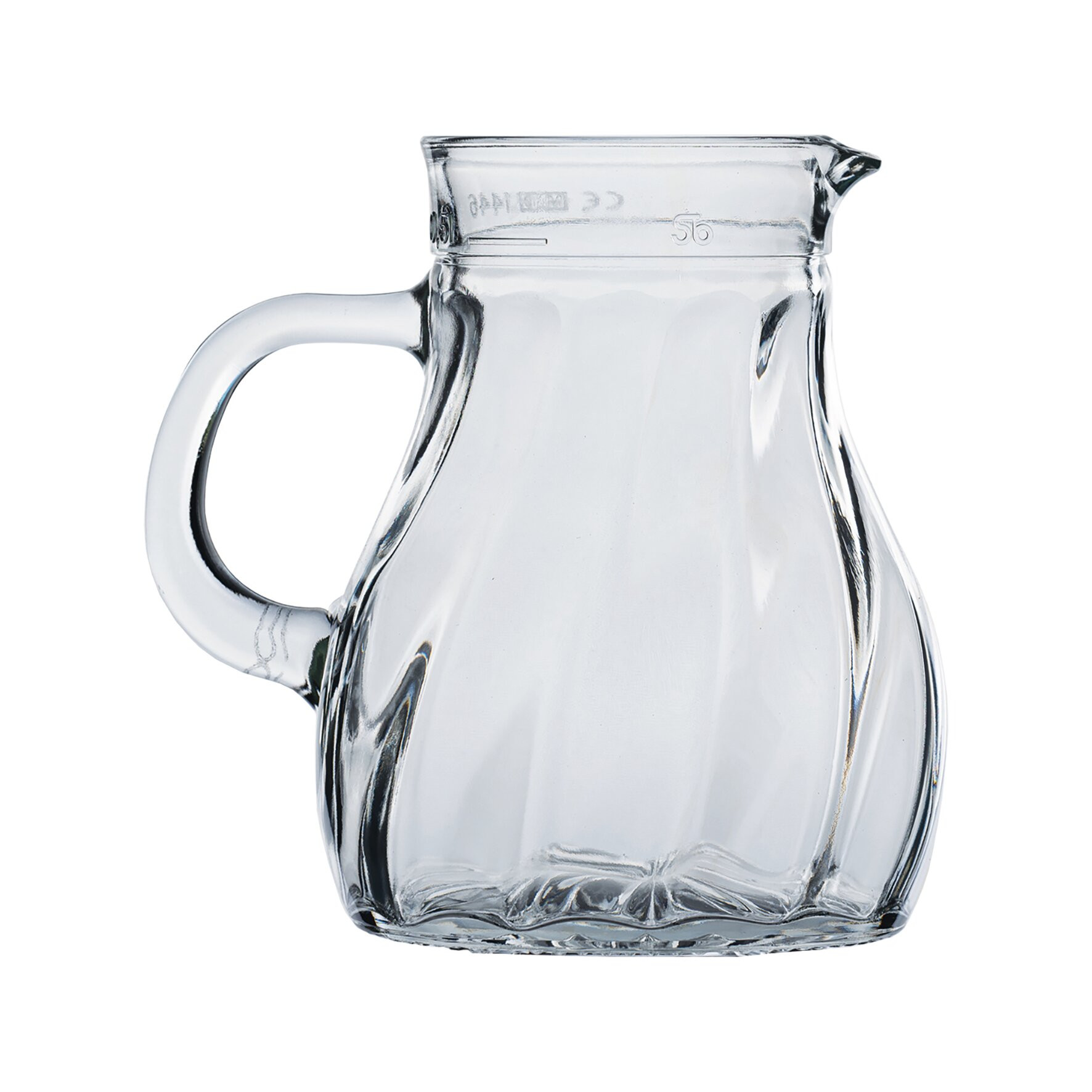 Salzburg, Weinkrug Spiraloptik 133 x 105 mm / 0,55 l 0,50 /-/PR